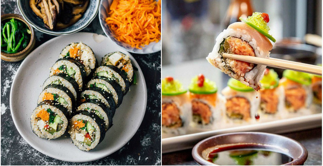 Sự khác biệt giữa Shushi và Kimbap