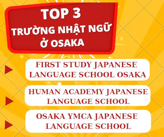 Top 3 trường Nhật ngữ ở Osaka